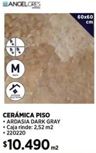 Construmart CERÁMICA PISO 60x60cm oferta