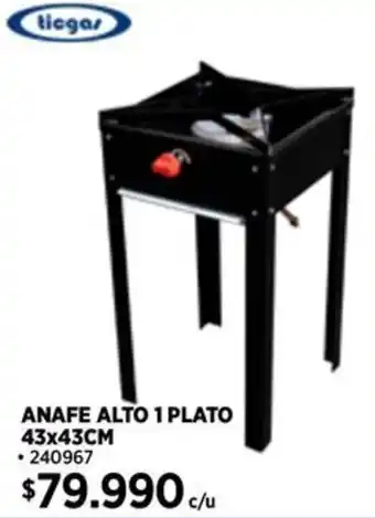 Construmart ANAFE ALTO 1 PLATO 43x43CM oferta