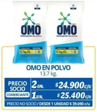 OMO EN POLVO 2un 13.7kg