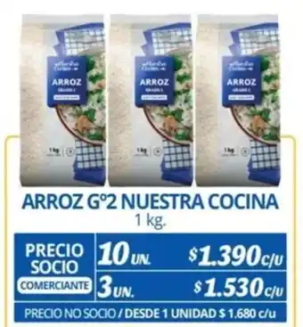 Alvi ARROZ Gº2 NUESTRA COCINA 10un 1kg oferta