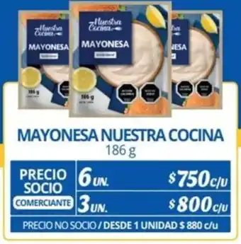 Alvi MAYONESA NUESTRA COCINA 6un 186g oferta