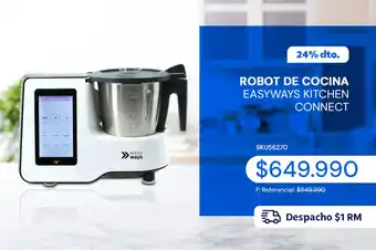 Travel Club ROBOT DE COCINA EASYWAYS KITCHEN CONNECT oferta