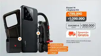 Abcdin Xiaomi 14 + Explorer Kit oferta