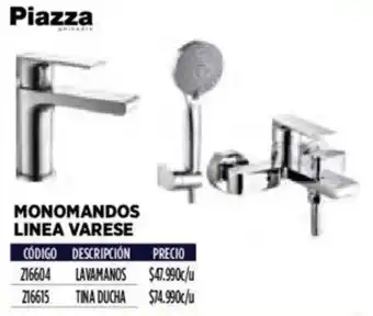 Construmart Piazza MONOMANDOS LINEA VARESE LAVAMANOS oferta