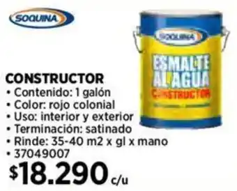 Construmart SOQUINA CONSTRUCTOR 1 galón oferta