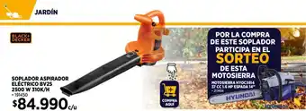 Construmart BLACK+ DECKER SOPLADOR ASPIRADOR ELÉCTRICO BV25 2500 W 310K/H oferta