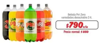 Mayorista 10 Bebida Piri Zero variedades desechable 3It oferta