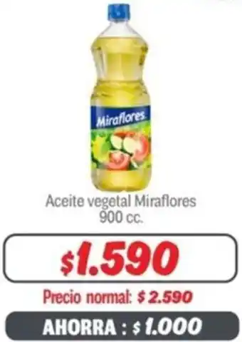 Mayorista 10 Aceite vegetal Miraflores 900cc oferta