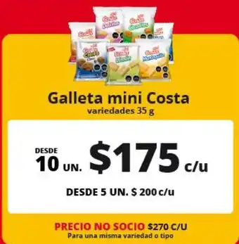 Alvi Costa - galleta mini oferta