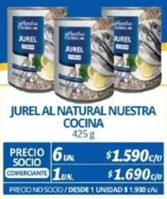 Alvi JUREL AL NATURAL NUESTRA COCINA 6un x 425g oferta