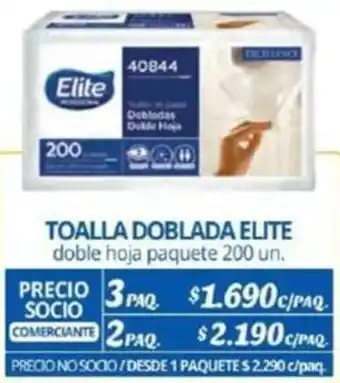 Alvi TOALLA DOBLADA ELITE 3Paq x 200un oferta