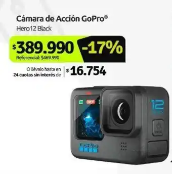 PC Factory Cámara de Acción GoPro Hero12 Black oferta