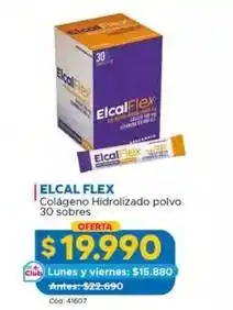 Ocalha Elcal flex - colágeno hidrolizado polvo 30 sobres oferta