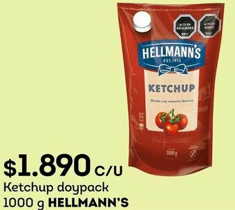 Tottus Ketchup hellmann's oferta
