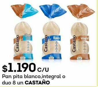 Tottus Pan pita castaño oferta