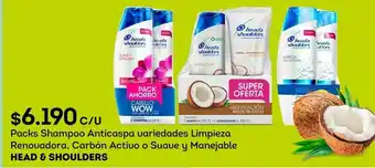 Tottus Shampoo anticaspa head & shoulders oferta