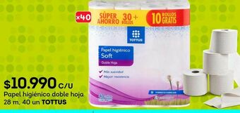 Tottus Papel higiénico tottus oferta