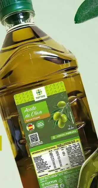Tottus Aceite de oliva virgen extra tottus 2 lt oferta