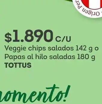 Veggie chips tottus