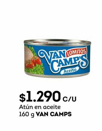 Tottus Atún en aceite vegetal van camps oferta
