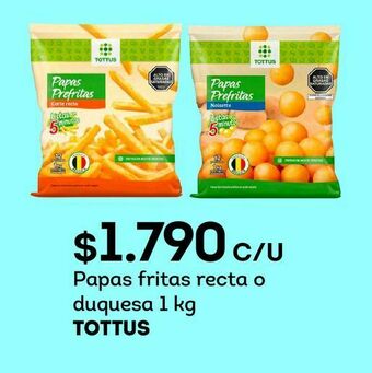 Tottus Papas fritas tottus oferta