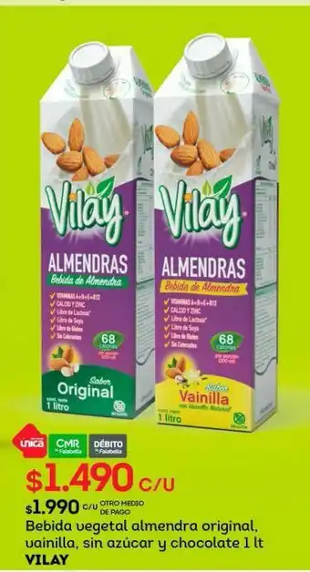 Tottus Leche de almendras vilay oferta
