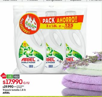 Tottus Detergente líquido ariel oferta