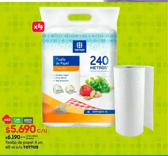 Tottus Papel de cocina tottus oferta