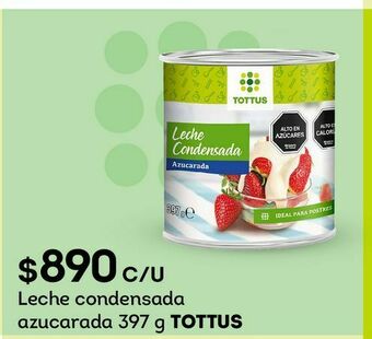Tottus Leche condensada tottus oferta