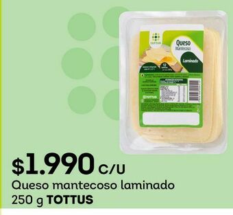 Tottus Queso mantecoso tottus oferta