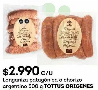 Tottus Longaniza tottus oferta