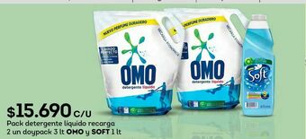 Tottus Detergente líquido omo oferta