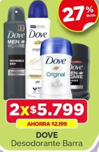 Preunic DOVE Desodorante Barra oferta