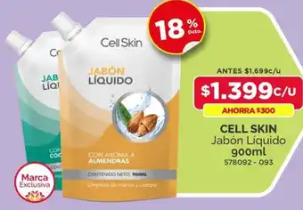 CELL SKIN Jabón Líquido 900ml