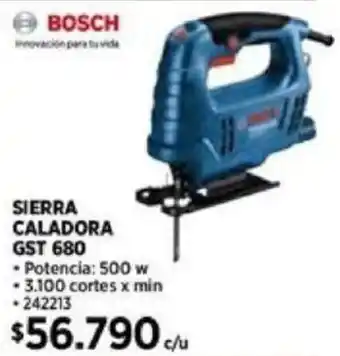 Construmart BOSCH SIERRA CALADORA GST 680 oferta