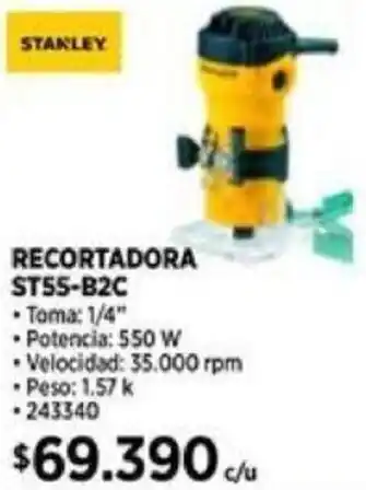 Construmart STANLEY RECORTADORA ST55-B2C oferta