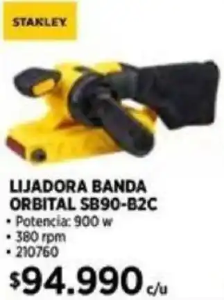 Construmart STANLEY LIJADORA BANDA ORBITAL SB90-B2C oferta