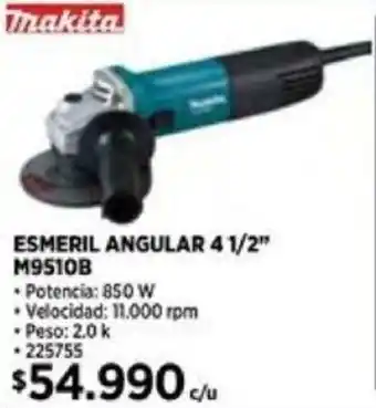 Construmart Makita ESMERIL ANGULAR 4 1/2" M9510B oferta