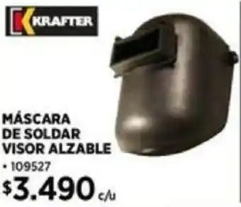 Construmart KRAFTER MÁSCARA DE SOLDAR VISOR ALZABLE oferta