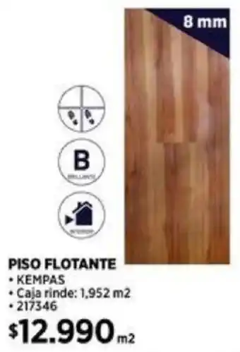 Construmart PISO FLOTANTE 8MM oferta