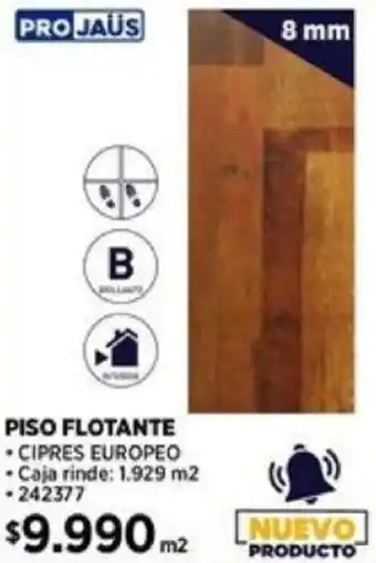 Construmart PRO JAUS PISO FLOTANTE 8MM oferta