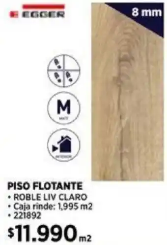 Construmart EGGER PISO FLOTANTE oferta