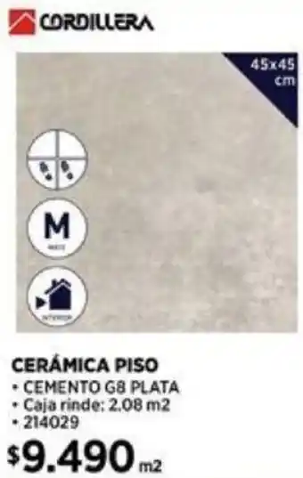 Construmart CORDILLERA CERÁMICA PISO oferta