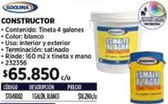 Construmart SOQUINA CONSTRUCTOR 4 galones oferta