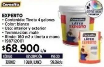 Construmart Ceresita EXPERTO oferta