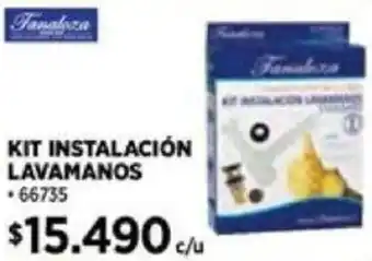 Construmart KIT INSTALACIÓN LAVAMANOS oferta