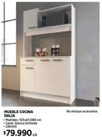 Construmart MUEBLE COCINA DALIA 103x47x180cm oferta