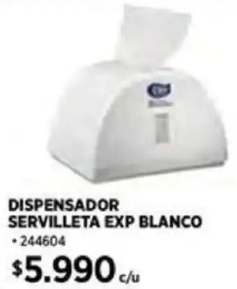 Construmart DISPENSADOR SERVILLETA EXP BLANCO oferta