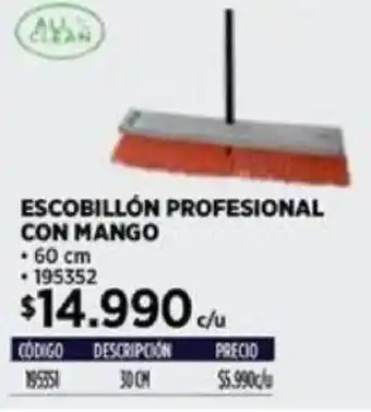 Construmart ESCOBILLÓN PROFESIONAL CON MANGO oferta