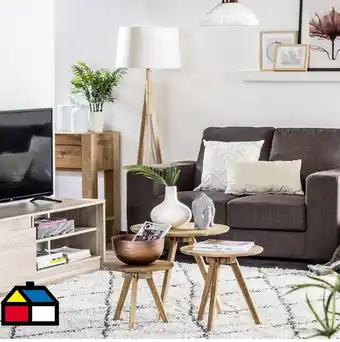 Homy Set de mesas para living 3 unidades oferta